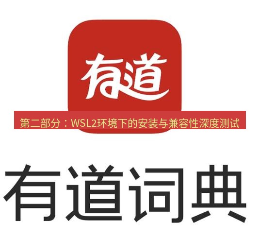 有道词典 第二部分：WSL2环境下的安装与兼容性深度测试