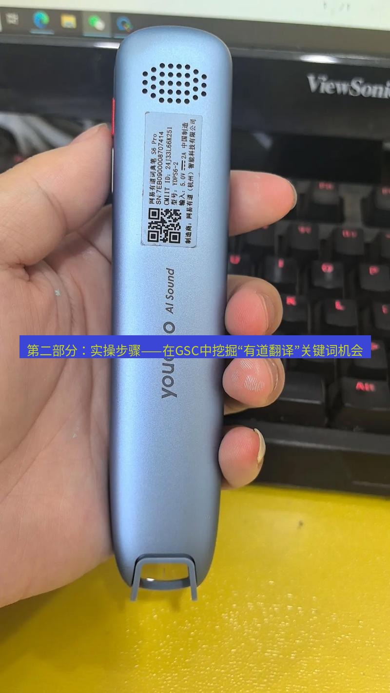 有道词典 第二部分：实操步骤——在GSC中挖掘“有道翻译”关键词机会
