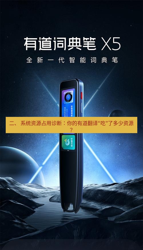 有道词典 二、 系统资源占用诊断：你的有道翻译“吃”了多少资源？