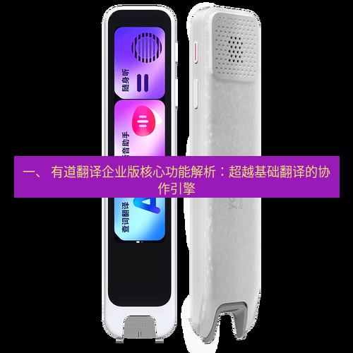 有道词典 一、 有道翻译企业版核心功能解析：超越基础翻译的协作引擎