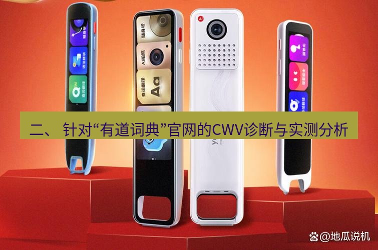 有道词典 二、 针对“有道词典”官网的CWV诊断与实测分析