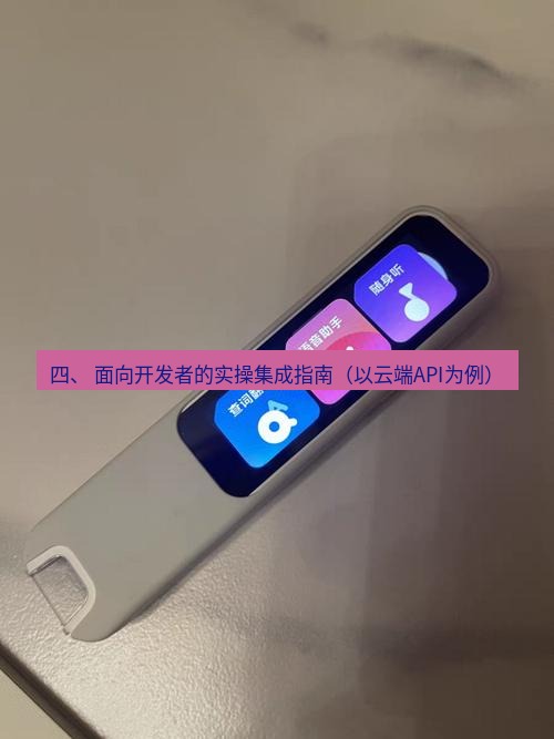 有道词典 四、 面向开发者的实操集成指南（以云端API为例）